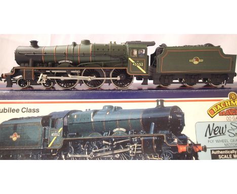 Bachmann 31-151 Jubilee Class 45552, Silver Jubilee, Green Late Crest, very good - excellent condition, box with storage wear