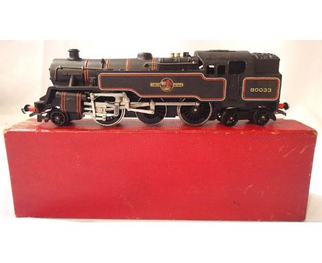 Hornby Dublo 2218, 2.6.4 tank, Black Late Crest, 80033, with instructions and paperwork, excellent condition, box is very goo
