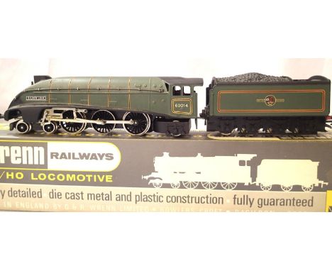 Wrenn 2211/A Silver Link 60014, Green Late Crest, with instructions. Very good condition, slight loss to smokebox number plat