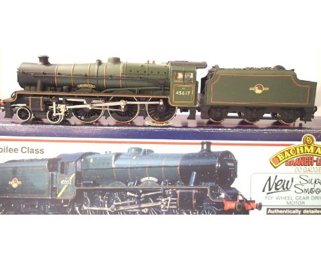 Bachmann Jubilee Class, rename/renumbered 45617, Mauritius, Green Late Crest, very good - excellent condition, box with stora