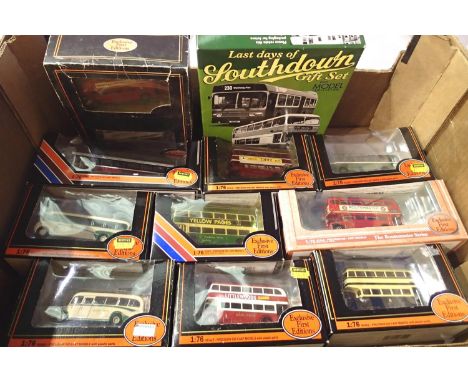 Eleven EFE buses and coaches, includes x2 twin packs. Mostly excellent condition, wear to boxes. P&amp;P Group 2 (£18+VAT for