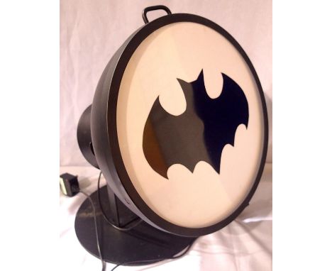 Batman Projector lamp, D: 34 cm. P&amp;P Group 3 (£25+VAT for the first lot and £5+VAT for subsequent lots) 