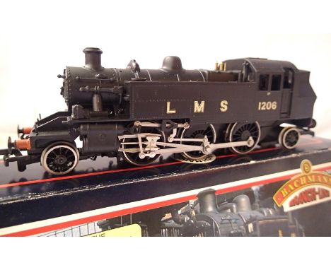 Bachmann OO scale 31-453, Ivatt 2.6.2 tank, LMS Black 1206, excellent condition, box with storage wear. P&amp;P Group 1 (£14+