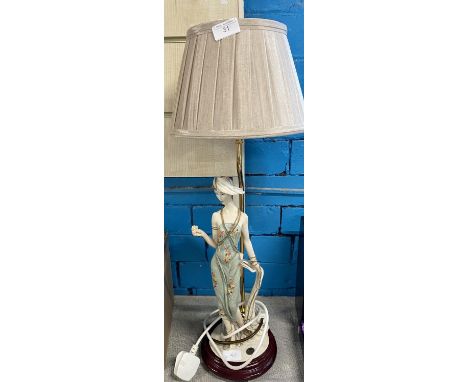 A figurine lamp h68cm shipping unavailable 