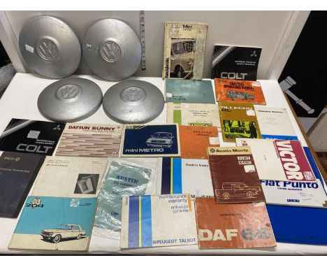 A selection of vintage automobile items 