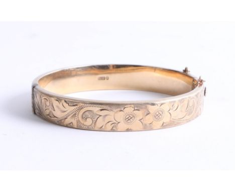 A 9ct gold bangle, approx. 22g.