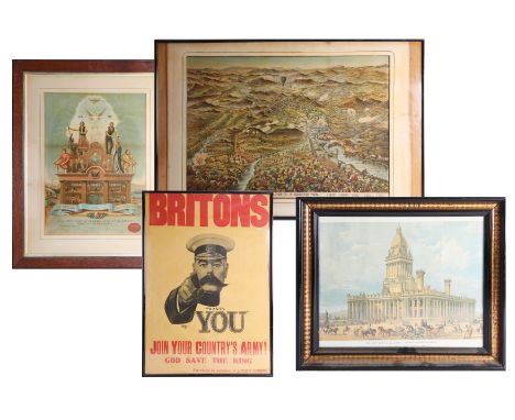 Poster, Britons 'Wants You', Siege of Ladysmith print etc. (4).