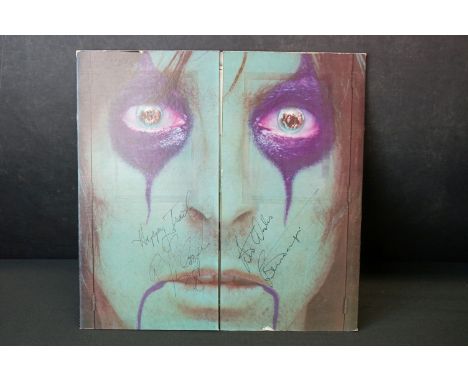 Vinyl &amp; Autograph - Alice Cooper From The Inside K 56577 signed to front of fold out sleeve.  Sleeve &amp; Vinyl Vg+ 