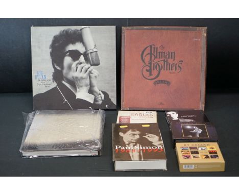 CD's - Eight box sets featuring American artists, to include Bob Dylan The Bootleg Series Vols 1-3, The Allman Brothers Band 