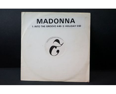 Vinyl - Madonna Into The Groove / Holiday rare UK test pressing / promo (SAM 251).  Madonna?s first ever UK promotional relea