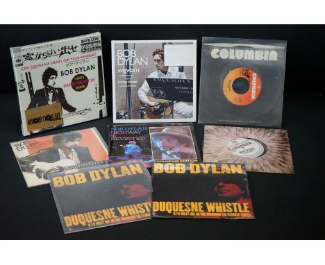 Vinyl - Bob Dylan 7 x 7? singles and 1 Box set including Limited Editions, Foreign pressings and Record Shop Day releases, an