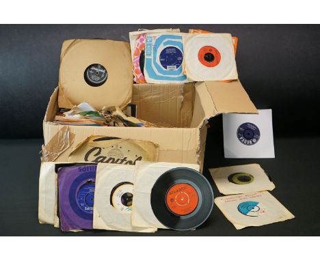 Vinyl - Over 120 7" singles and a small number of 78's featuring Rock, Pop, Beat, Rock &amp; Roll including Rolling Stones, T