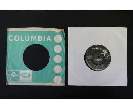 Vinyl - Pink Floyd See Emily Play on Columbia DB 8214 with solid centre, K T Tax Code, and Sold In UK to label.  Matrices -1 