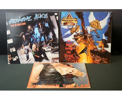 Vinyl - New Wave Of British Heavy Metal / Heavy Metal - Pack of 3 Rare and limited albums to include : Stryper - To Hell With