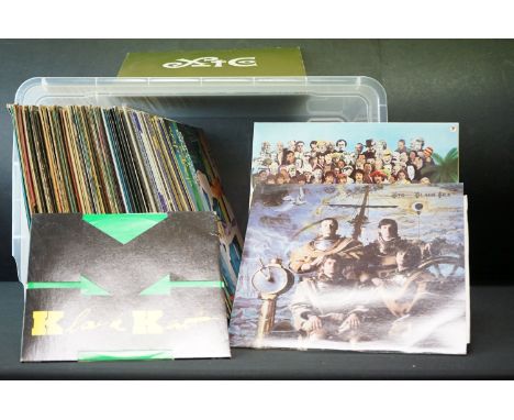 Vinyl - Over 50 Rock, Rock N Roll, and Pop LP's including XTC x 2, Rolling Stones x 4 including rare French issue, Deep Purpl