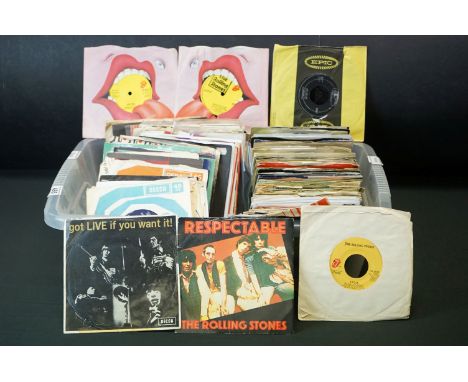 Vinyl - Collection of mainly 1960s 7" singles to include The Beatles, Rolling Stones, The Who, David Bowie, Jimi Hendrix, Yar