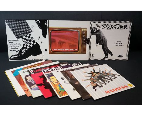 Vinyl - British Ska 11 LP's to include The Best Of British Ska Live, from The Selector Celebrate The Bullet, Too Much Pressur