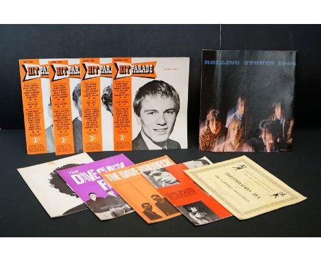 Memorabilia - Six concert programmes to include rare Roy Guest Presents Tyrannosaurus Rex in concert with The Fairport Conven