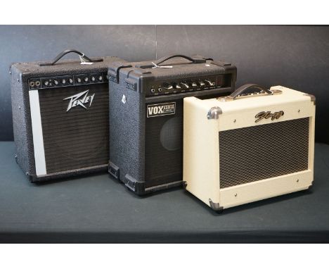 Guitar Amps - A Vox Lead 30, a Peavey Envoy 110, and a Stagg EA-15 