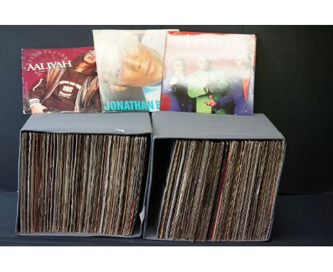 Vinyl - Approx 250 mainly 12" singles featuring Soul, R n B, Rap Reggae, some pop and more.  Condition varies but Vg overall 