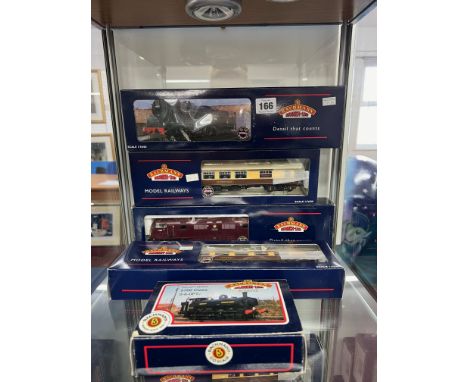 Collection of Bachmann 00 gauge railway models. 30 boxed models, including locomotives, carriages and rolling stock. PLEASE N
