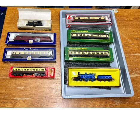 Collection of 00 gauge rolling stock by Hornby, Triang, Wrenn, Lima and Replica railway. 8 models in total