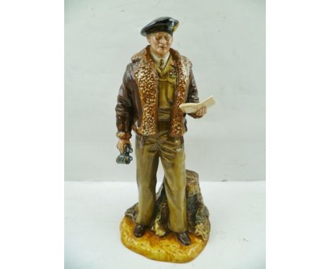 A ROYAL DOULTON CERAMIC FIGURE "Field Marshall Montgomery" no. HN3405, limited edition 523/1944, 29cm high 