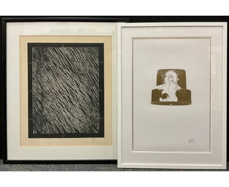 Nick Walker (British, bn. 1969) by and after, Gold Nozzle, signed, limited edition number 68/225, silkscreen, 74cm x 55cm ove