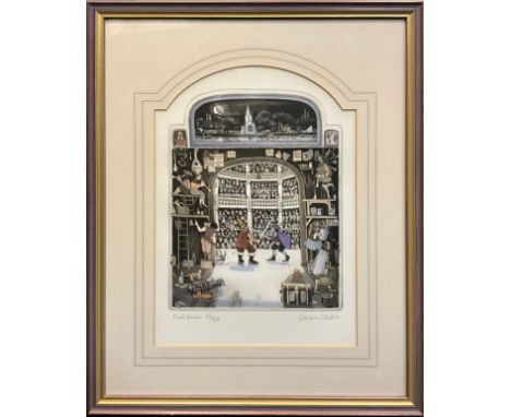 Graham Clarke (b.1941) Full House, limited edition etching and aquatint printed in colours, signed and titled in pencil to th