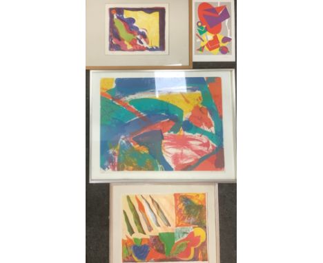 Lars Sæverud (Danish, 1939 - 1995)&nbsp; Still Life Composition&nbsp; signed, lithograph, 70/86, 45cm x 57cm; another similar