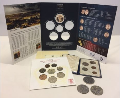 To include a Britains first decimal coins set and a United Kingdom 1986 uncirculated coin set. 