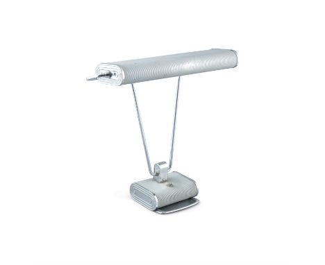 ATTRIBUTED TO EILEEN GRAY (1878-1976)A Model n71 desk lamp, produced by Jumo, c.1960. 41 x 44 x 14cm