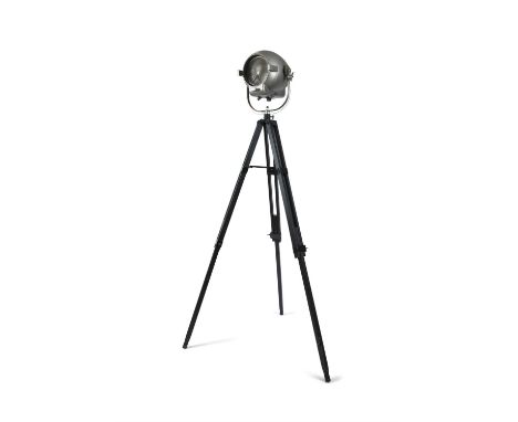 LAMPA Strand Electric tripod floor lamp, England c.1970. 144cm (h)
