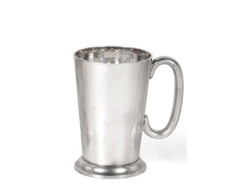 A Victorian Silver Mug, Atkin Bros, Sheffield 1895, of plain tapering from on circular foot, 13.5cm high, 9oz 16dwtSome very 