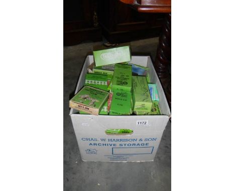 A large selection of boxed Subbuteo accessories including caps etc (unchecked for completeness)