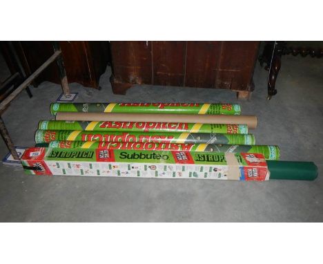 6 Subbuteo astro pitches in original tubes