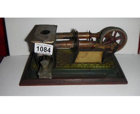 An early Gerburder Bing hot air steam engine
