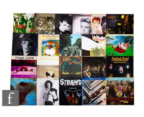 Rock - A collection of LPs, to include Jethro Tull - This Was ILP 985, Stand Up CHR 1042, David Bowie - Heroes PL 12522, Chan