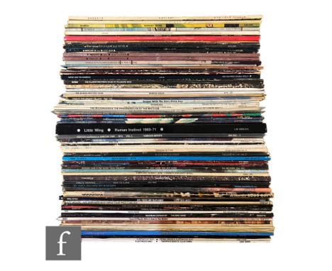 Rock - A collection of LPs, artists to include Fleetwood Mac, The Man Band, Blue Oyster Cult, Crazy House, Neil Young and Cra