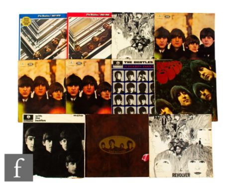 The Beatles - A collection of LPs, to include Revolver PMC 1209 x2,&nbsp; first pressing matrix XEX 606-1/606-2, Beatles For 