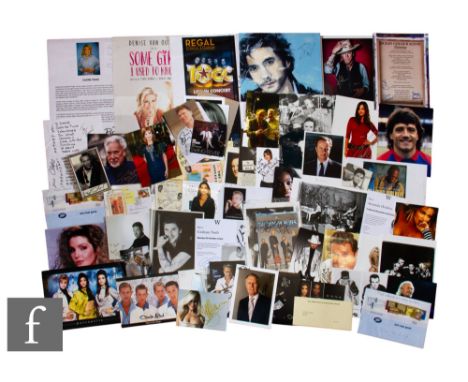 Various Artists - A collection of signed memorabilia, to include Laura Mvula,&nbsp;Jack Savoretti, The Searchers, a large qua