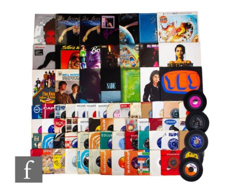 Various Artists - A collection of vinyl, 7" singles and CDs, artists to include Bob Dylan, Michael Jackson, Yes, Kinks, Sade,