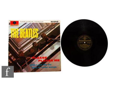 The Beatles - A Please Please Me LP, PMC 1202, mono, second pressing, black and gold Parlophone labels, Northern songs publis