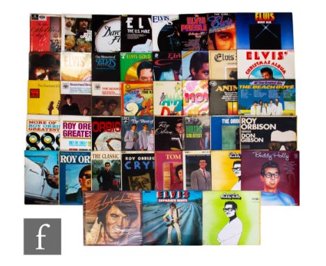 1950s/60s Rock 'n' Roll/Pop Rock - A collection of assorted LPs, artists to include Elvis Presley, The Byrds, The Hollies, Th