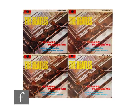 The Beatles - Four Please Please Me LPs, PCS 3042, Parlophone, reissue, remastered, stereo. (4)