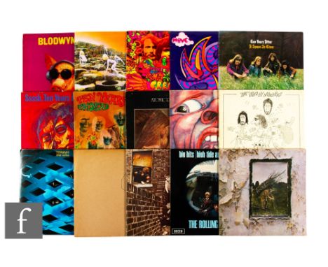 1960/70s Rock - A collection of original pressings, artists to include Led Zeppelin IV 2401012, Pecko Duck and Porky etched t