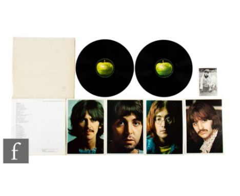 The Beatles - The White album, UK stereo first pressing, numbered No. 285281, PCS 7067/8, side opener, white inners, four col