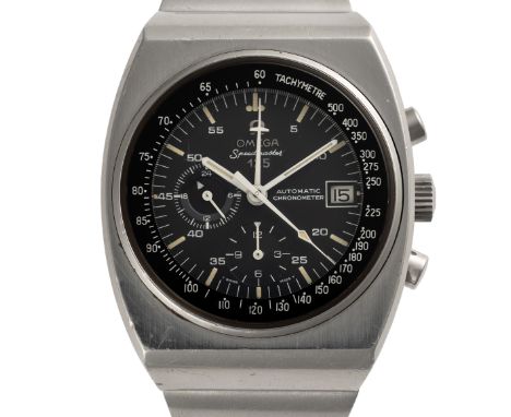 A GENTLEMAN'S SIZE STAINLESS STEEL OMEGA SPEEDMASTER 125 CHRONOGRAPH BRACELET WATCH DATED 1977, REF. 378.0801 / 178.0002 ACCO