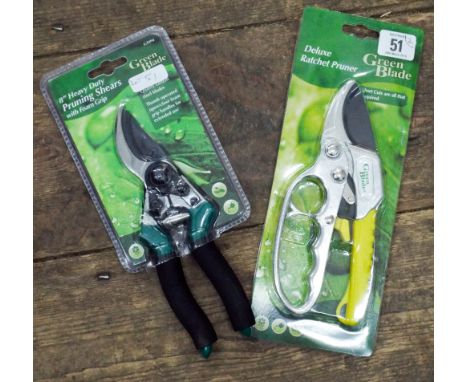 A new 8" heavy duty pruning shears and a new deluxe bracket pruner 