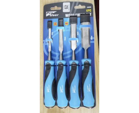 A new 4 piece wood chisel set 